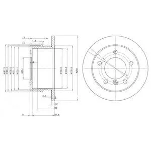 - Гальмівний диск (кратно 2) Drive+ DP1010.11.0143