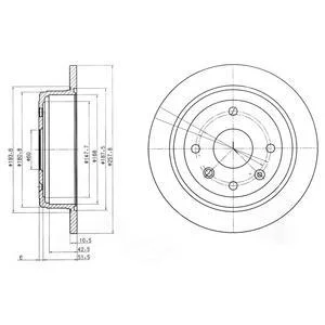 - Гальмівний диск (кратно 2) Drive+ DP1010.11.0174