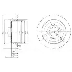 - Гальмівний диск (кратно 2) Drive+ DP1010.11.0232