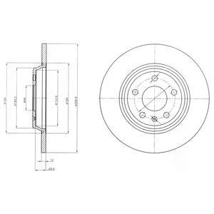 - Гальмівний диск (кратно 2) Drive+ DP1010.11.0294