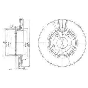 - Гальмівний диск Drive+ DP1010.11.0347