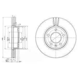 - Гальмівний диск Drive+ DP1010.11.0375
