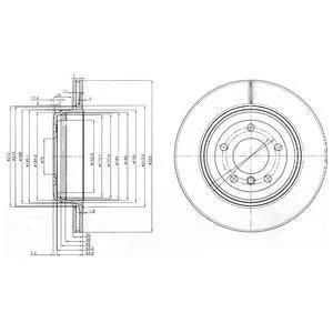 - Гальмівний диск (кратно 2) Drive+ DP1010.11.0400