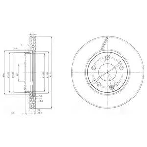 - Гальмівний диск (кратно 2) Drive+ DP1010.11.0401