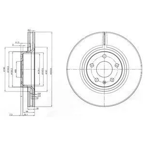 - Гальмівний диск Drive+ DP1010.11.0413