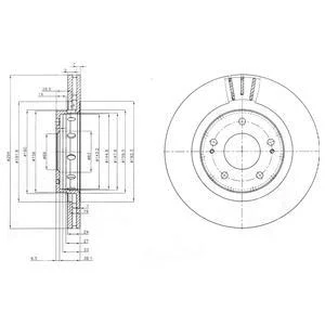- Гальмівний диск Drive+ DP1010.11.0425