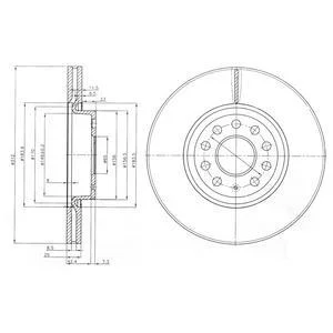 - Гальмівний диск Drive+ DP1010.11.0433
