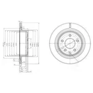 - Гальмівний диск (кратно 2) Drive+ DP1010.11.0434