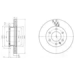 - Гальмівний диск Drive+ DP1010.11.0497