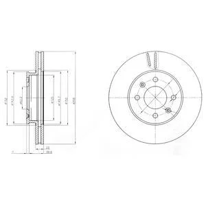- Гальмівний диск (кратно 2) Drive+ DP1010.11.0519