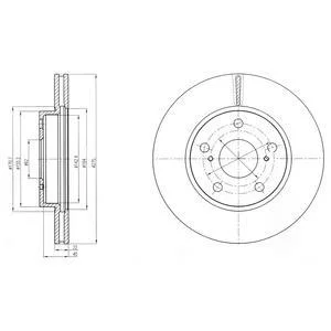 - Гальмівний диск (кратно 2) Drive+ DP1010.11.0542