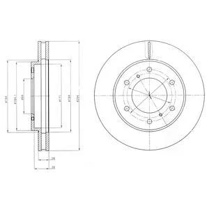 - Гальмівний диск (кратно 2) Drive+ DP1010.11.0569