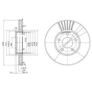 - Гальмівний диск (кратно 2) Drive+ DP1010.11.0599