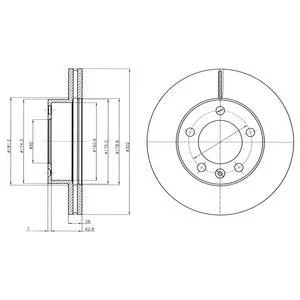 - Гальмівний диск Drive+ DP1010.11.0643