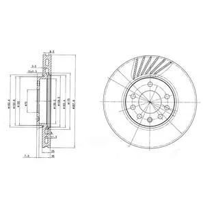 - Гальмівний диск (кратно 2) Drive+ DP1010.11.0705