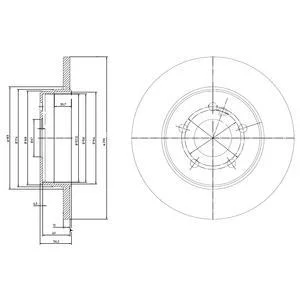 - Гальмівний диск (кратно 2) Drive+ DP1010.11.0706