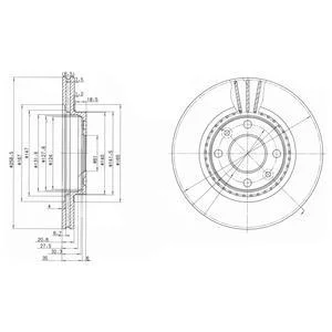- Гальмівний диск (кратно 2) Drive+ DP1010.11.0726