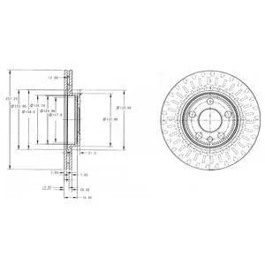 - Гальмівний диск (кратно 2) Drive+ DP1010.11.0729
