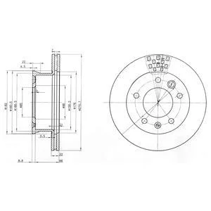 - Гальмівний диск (кратно 2) Drive+ DP1010.11.0735