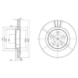 - Гальмівний диск (кратно 2) Drive+ DP1010.11.0739