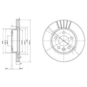 - Гальмівний диск (кратно 2) Drive+ DP1010.11.0762