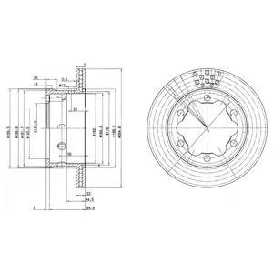 - Гальмівний диск (кратно 2) Drive+ DP1010.11.0766