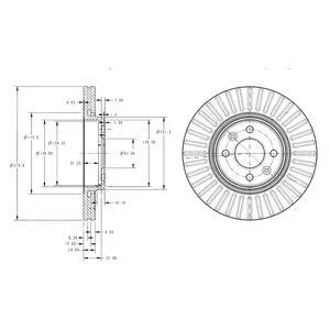 - Гальмівний диск (кратно 2) Drive+ DP1010.11.0767