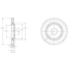 - Гальмівний диск (кратно 2) Drive+ DP1010.11.0778