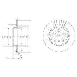 - Гальмівний диск (кратно 2) Drive+ DP1010.11.0780
