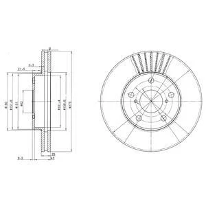 - Гальмівний диск (кратно 2) Drive+ DP1010.11.0793