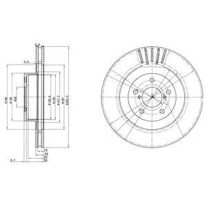 - Гальмівний диск (кратно 2) Drive+ DP1010.11.0796