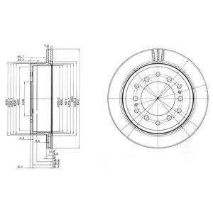 - Гальмівний диск (кратно 2) Drive+ DP1010.11.0812