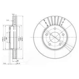 - Гальмівний диск (кратно 2) Drive+ DP1010.11.0815