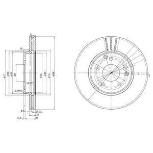 - Гальмівний диск (кратно 2) Drive+ DP1010.11.0833