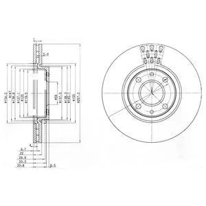 - Гальмівний диск (кратно 2) Drive+ DP1010.11.0846