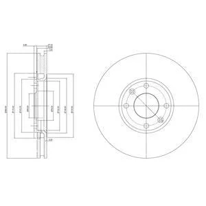 - Гальмівний диск (кратно 2) Drive+ DP1010.11.0850