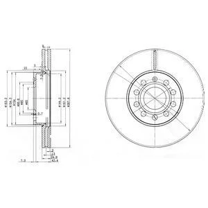 - Гальмівний диск (кратно 2) Drive+ DP1010.11.0853