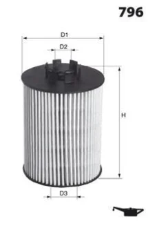 - Фільтр оливи (аналог WL7226) Drive+ DP1110.11.0051