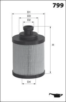 - Фільтр оливи (аналог WL7464) Drive+ DP1110.11.0107