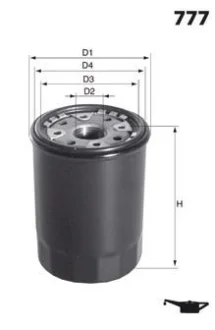 - Фільтр оливи (аналог WL7107) Drive+ DP1110.11.0116