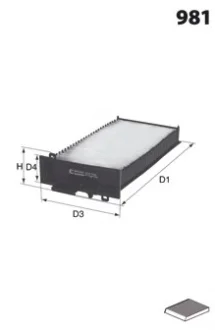 - Фільтр салону (аналог WP6990) Drive+ DP1110.12.0050
