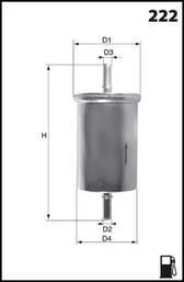 - Фільтр палива (аналог WF8352) Drive+ DP1110.13.0023