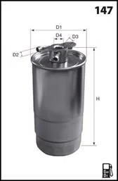 - Фільтр палива (аналог WF8263) Drive+ DP1110.13.0049