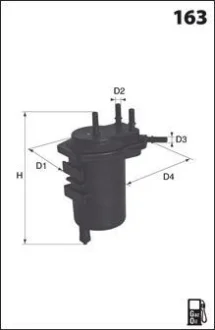 Фільтр палива (аналог WF8362) Drive+ DP1110.13.0058