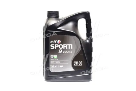 Моторна олива Elf Sporti 9 C2/C3 / 5W30 / 5л. / (ACEA C2/C3, MB 229.52, GM Dexos 2) ELF 208441