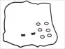 Комплект прокладок клапанної кришки MB/SSANGYONG W124,W140,W202,Rexton,Corando 2,8-3,2 92- =&quot;&quot; ELRING 900133 (фото 1)