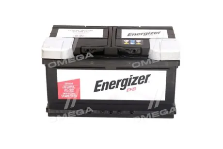 Аккумулятор 75Ah-12v ENERGIZER EFB (315х175х175), R, EN730 Energizer 575 500 073