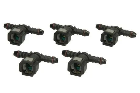 (EN) Cable quick-coupler (тристоронній дюймовий, (EN) in-line (EN) tekalan/tekalan with o-rings, діаметр патрубка: 7,89мм, ID 6 6мм x 8мм, ціна за 5шт) ENGITECH ENT250103