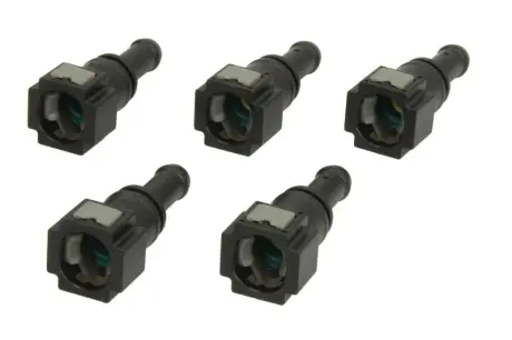 (EN) Cable quick-coupler (просте метричне, гума без ущільнюючого кільця, діаметр патрубка: 8мм, ID 7,5 7,5мм, ціна за 5шт) ENGITECH ENT250104