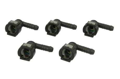 (EN) Cable quick-coupler (кутове дюйм., (EN) tekalan with o-ring, діаметр патрубка: 9,49мм, ID 8 8мм, ціна за 5шт) ENGITECH ENT250107